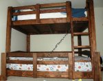 BUNK BED Paper Plans SO EASY BEGINNERS LOOK LIKE EXPERTS Build Your Own KING OVER QUEEN OVER FULL OVER TWIN Using This Step By Step DIY Patterns by WoodPatternExpert Image 5